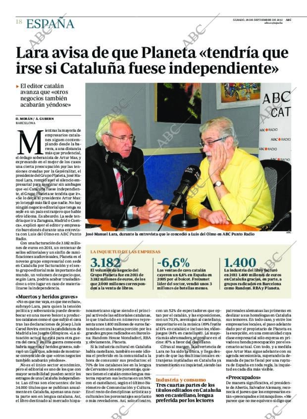 ABC MADRID 29-09-2012 página 20