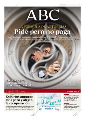 ABC CORDOBA 04-10-2012 página 1