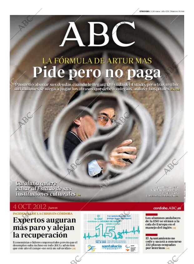 ABC CORDOBA 04-10-2012 página 1