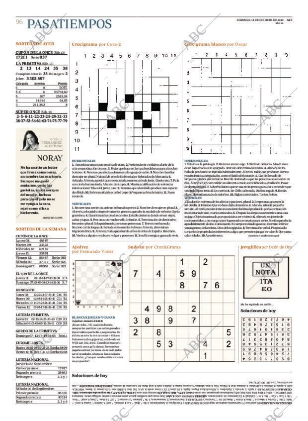 ABC MADRID 14-10-2012 página 100