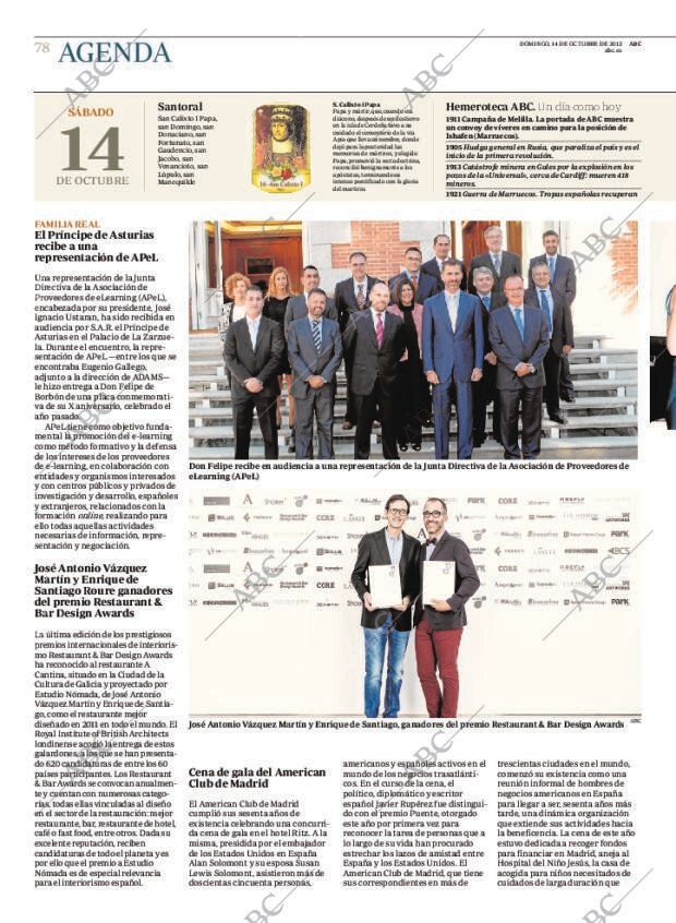 ABC MADRID 14-10-2012 página 82