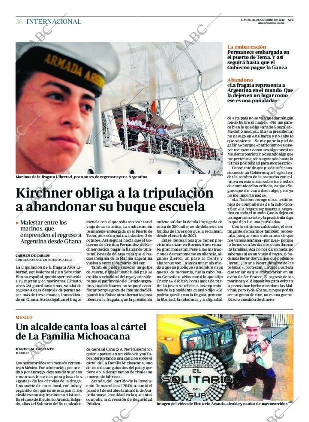 ABC MADRID 25-10-2012 página 36