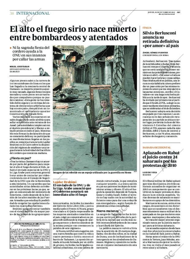 ABC MADRID 25-10-2012 página 38