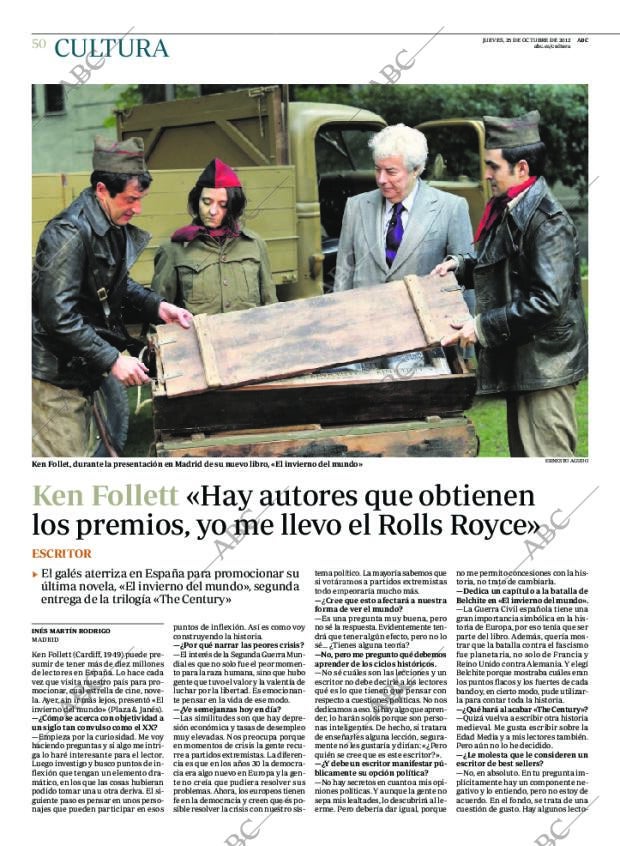 ABC MADRID 25-10-2012 página 50