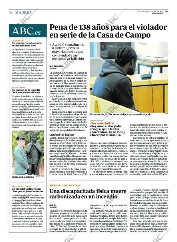ABC MADRID 25-10-2012 página 56