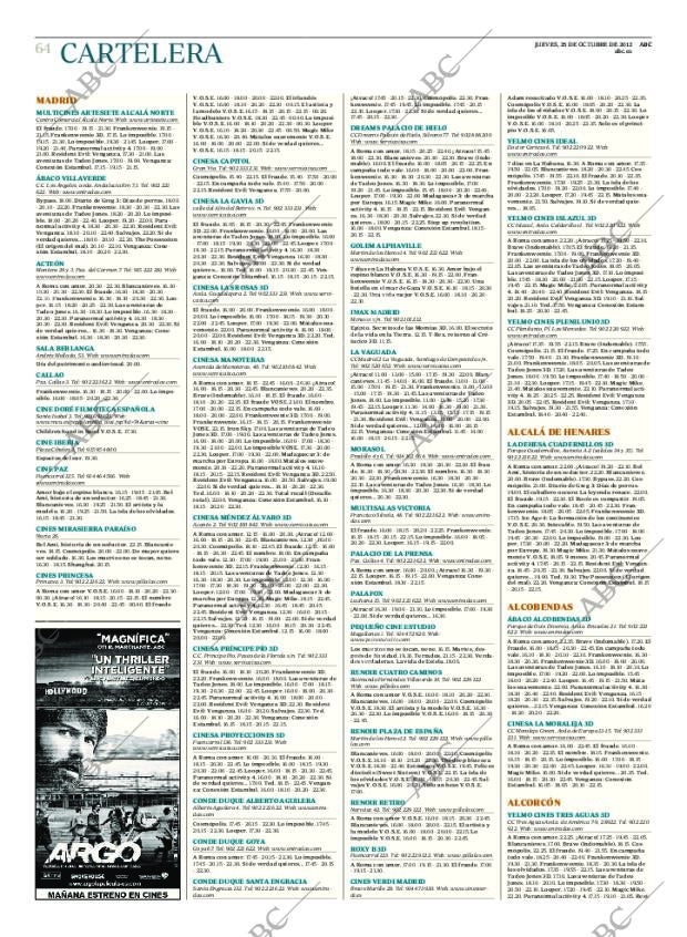 ABC MADRID 25-10-2012 página 64