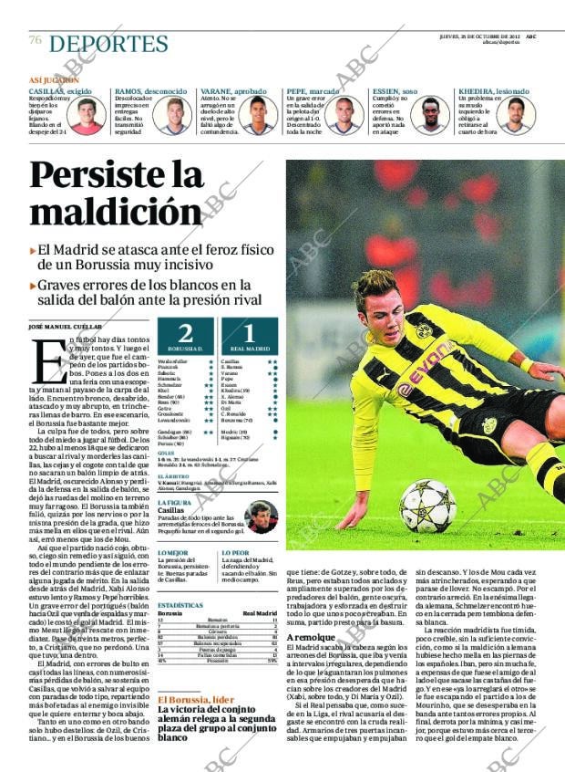 ABC MADRID 25-10-2012 página 76