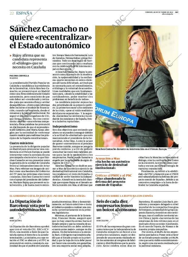ABC MADRID 26-10-2012 página 22