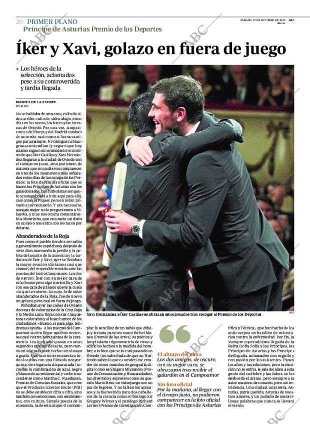 ABC MADRID 27-10-2012 página 20