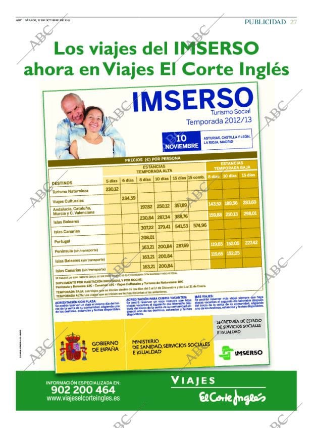 ABC MADRID 27-10-2012 página 27