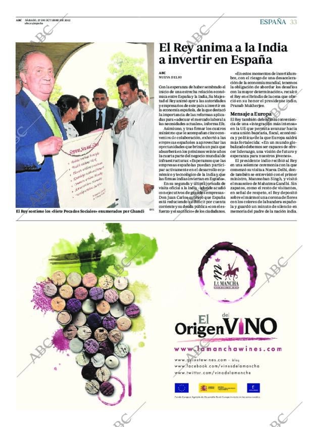 ABC MADRID 27-10-2012 página 33