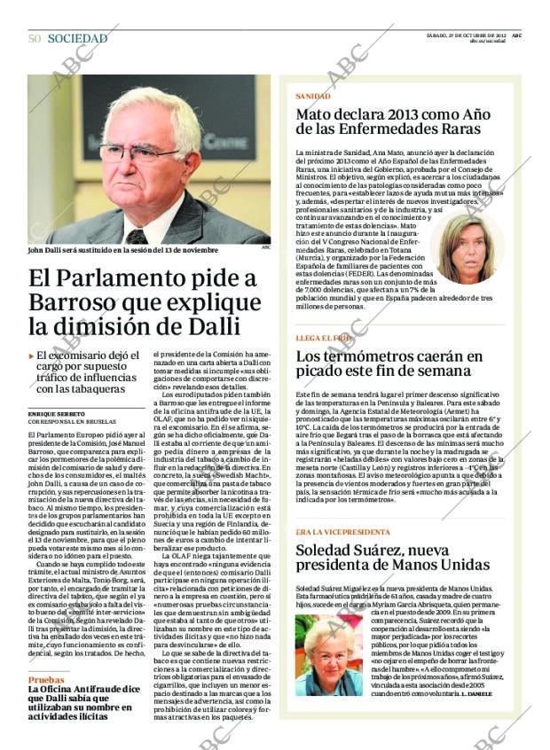 ABC MADRID 27-10-2012 página 50