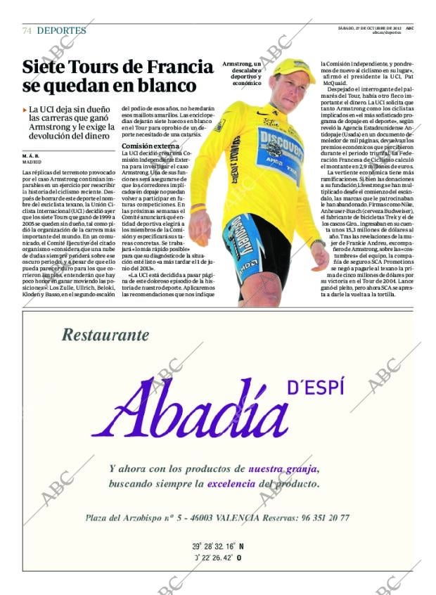 ABC MADRID 27-10-2012 página 74