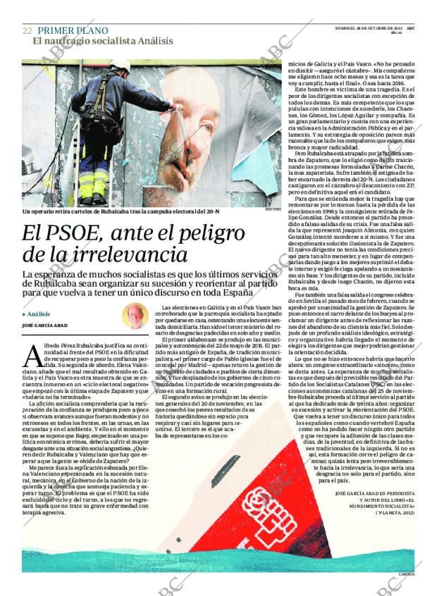ABC MADRID 28-10-2012 página 22