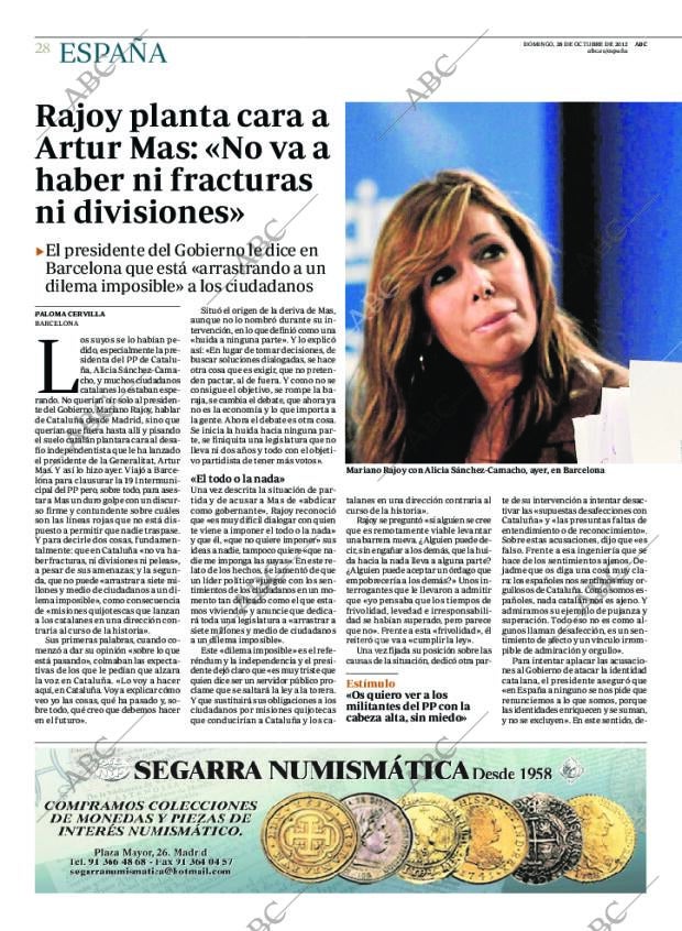 ABC MADRID 28-10-2012 página 28