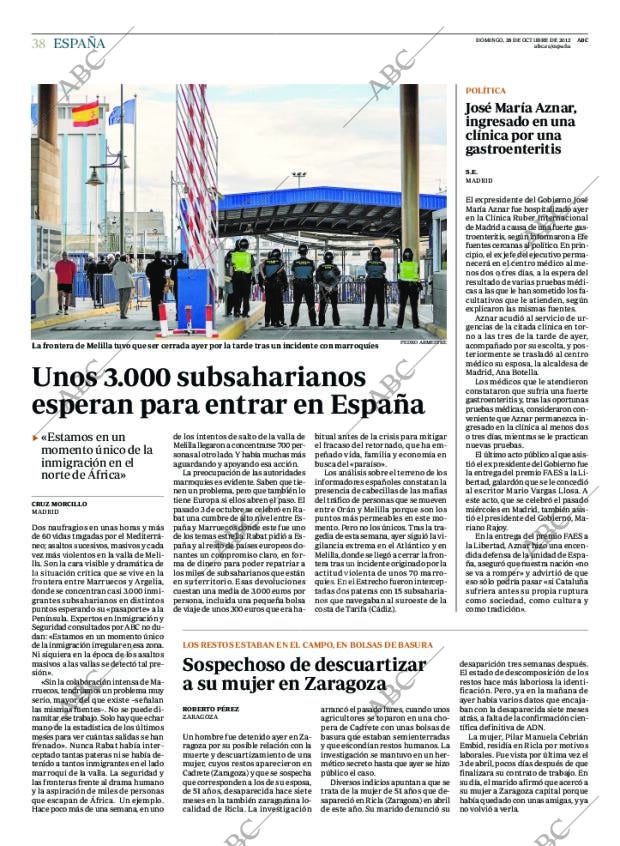 ABC MADRID 28-10-2012 página 38