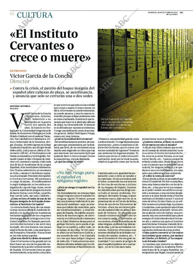ABC MADRID 28-10-2012 página 62