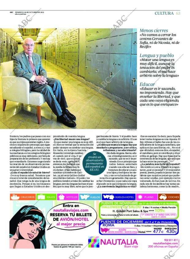 ABC MADRID 28-10-2012 página 63