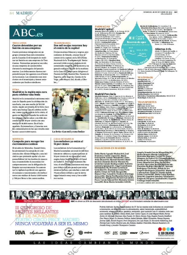 ABC MADRID 28-10-2012 página 84