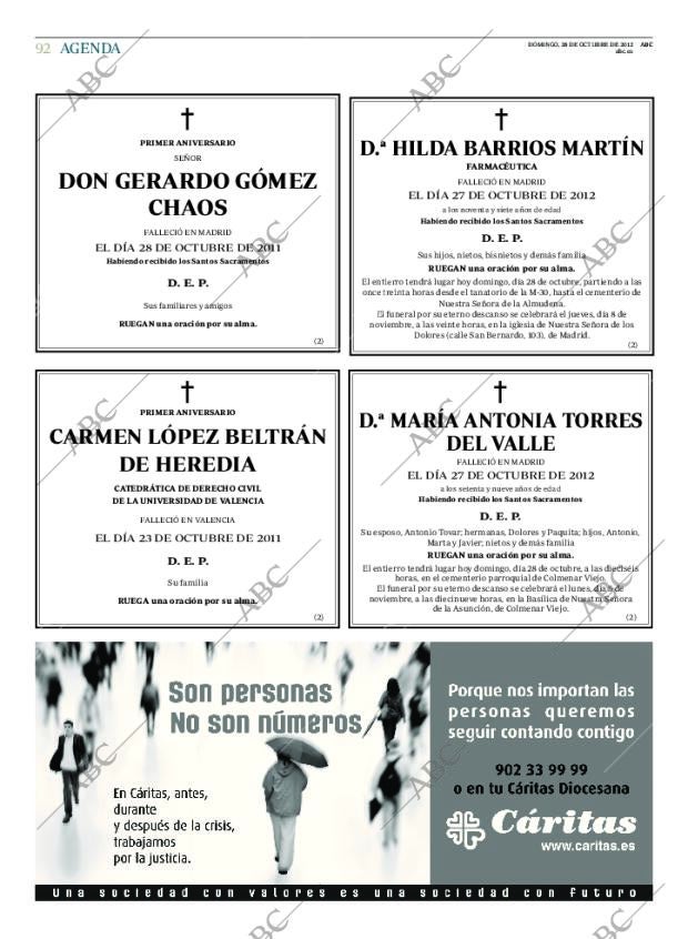 ABC MADRID 28-10-2012 página 92