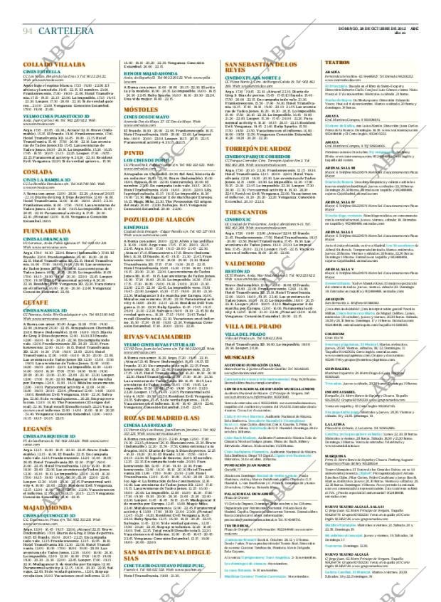 ABC MADRID 28-10-2012 página 94