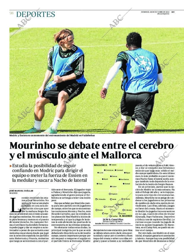ABC MADRID 28-10-2012 página 98