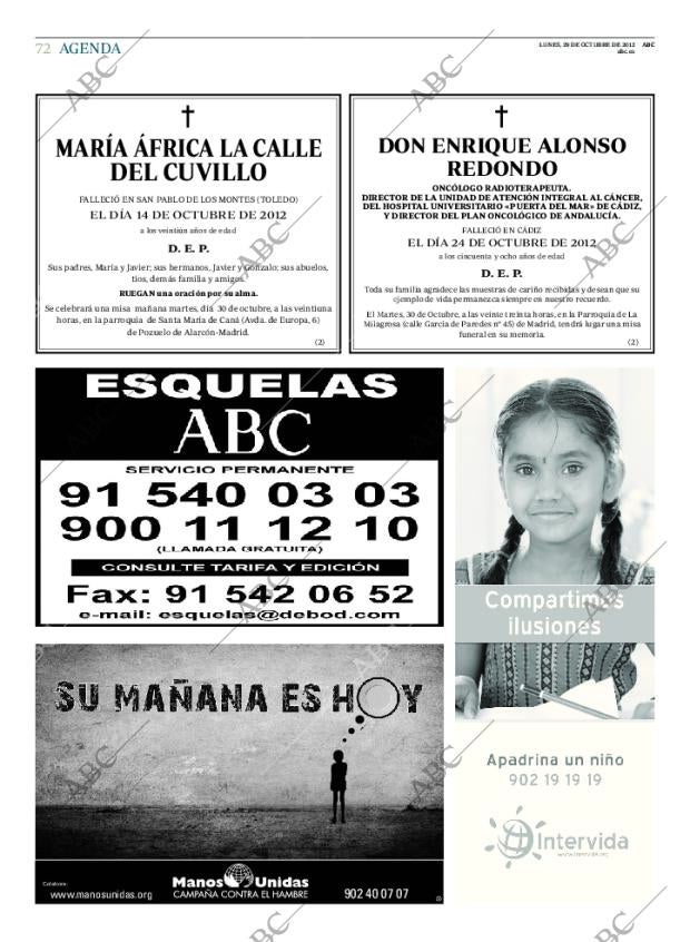 ABC MADRID 29-10-2012 página 72