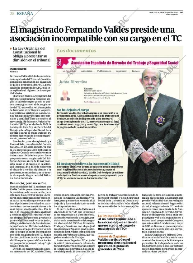 ABC MADRID 30-10-2012 página 28