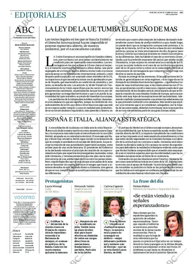 ABC MADRID 30-10-2012 página 4