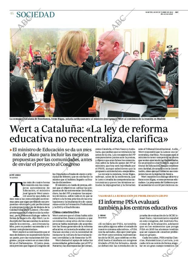 ABC MADRID 30-10-2012 página 46