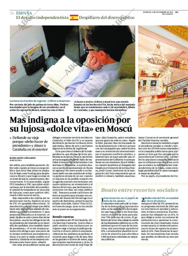 ABC MADRID 04-11-2012 página 36