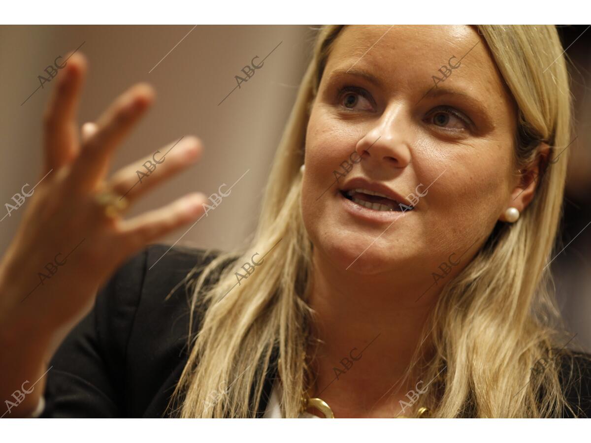 Maria del mar blanco presidenta de la Asociacion de Victomas del