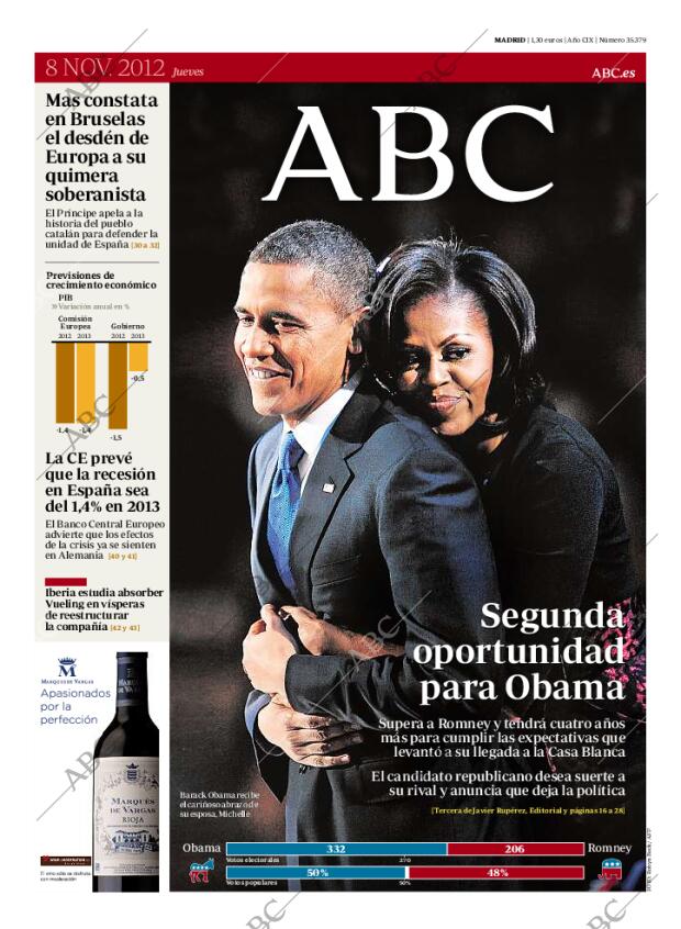 ABC MADRID 08-11-2012 página 1