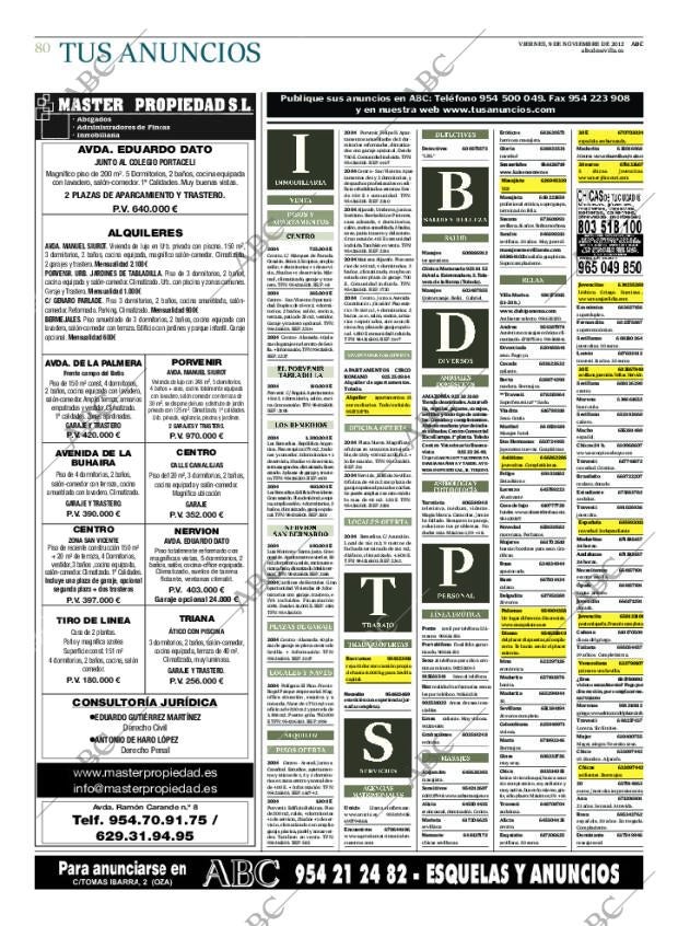 ABC SEVILLA 09-11-2012 página 80