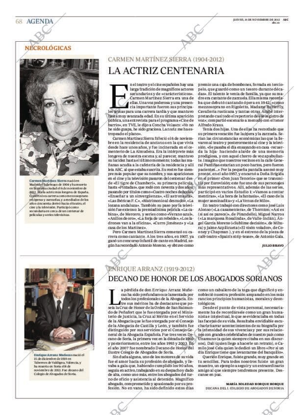 ABC MADRID 15-11-2012 página 68