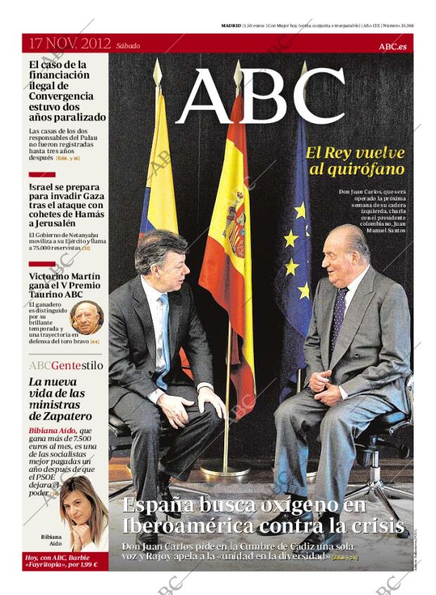 ABC MADRID 17-11-2012 página 3