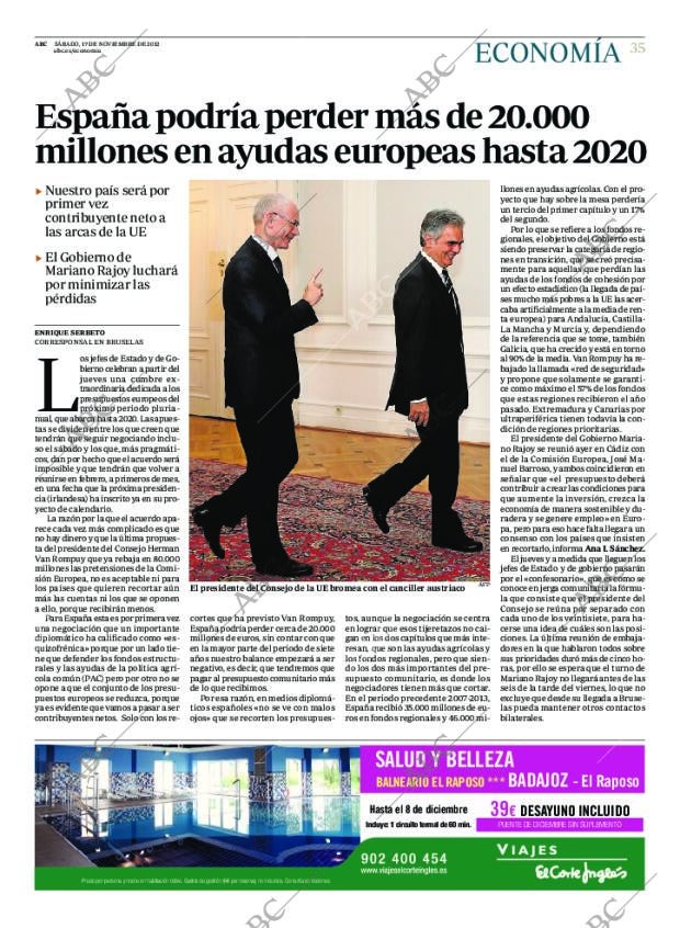 ABC MADRID 17-11-2012 página 39