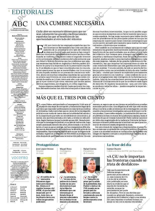ABC MADRID 17-11-2012 página 6