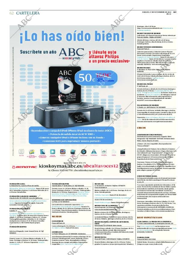 ABC MADRID 17-11-2012 página 66