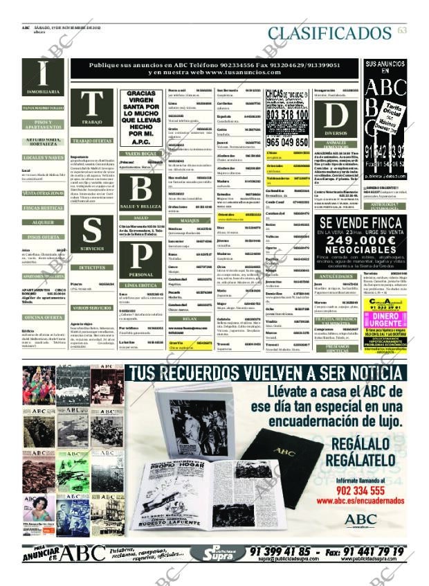 ABC MADRID 17-11-2012 página 67