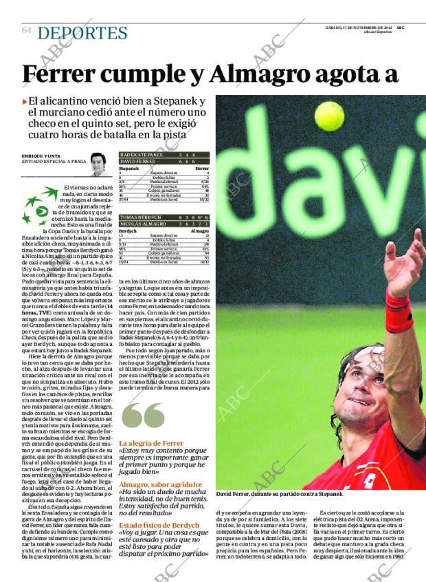 ABC MADRID 17-11-2012 página 68