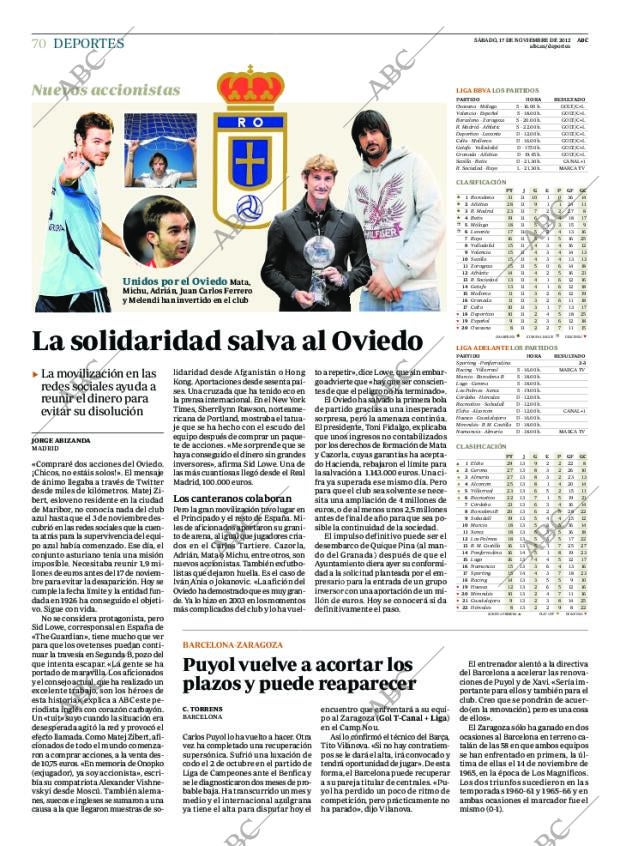 ABC MADRID 17-11-2012 página 74