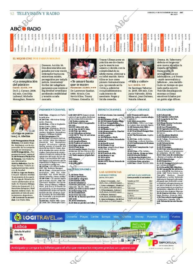 ABC MADRID 17-11-2012 página 96