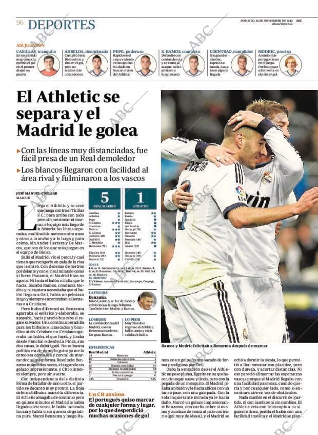 ABC MADRID 18-11-2012 página 96
