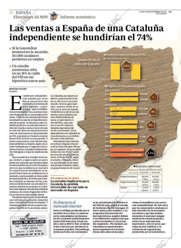 ABC MADRID 19-11-2012 página 20