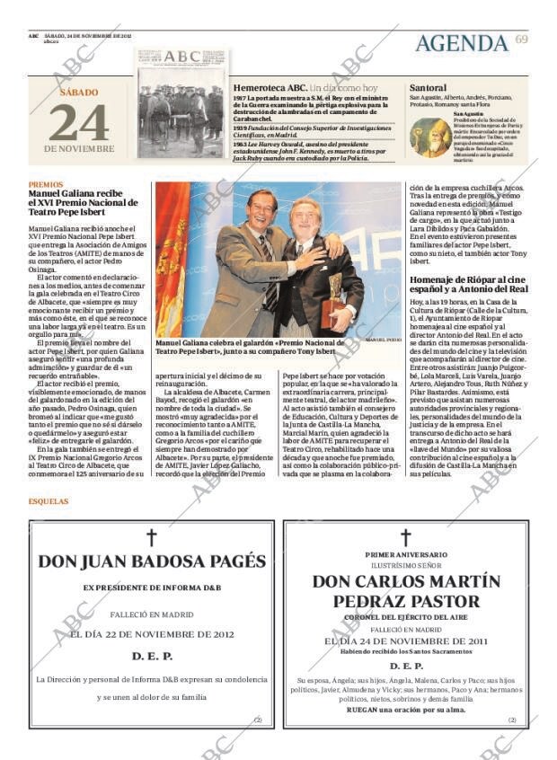 ABC MADRID 24-11-2012 página 71
