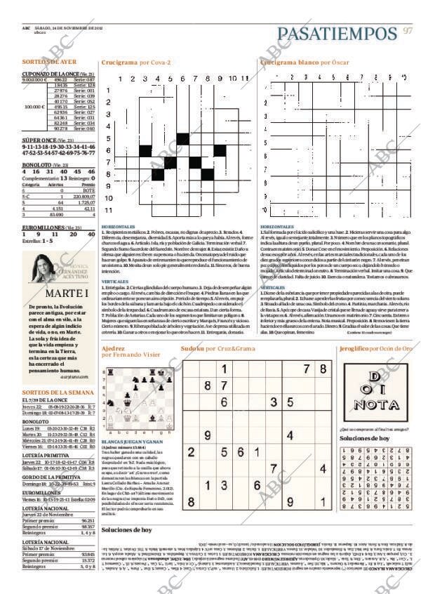 ABC MADRID 24-11-2012 página 99