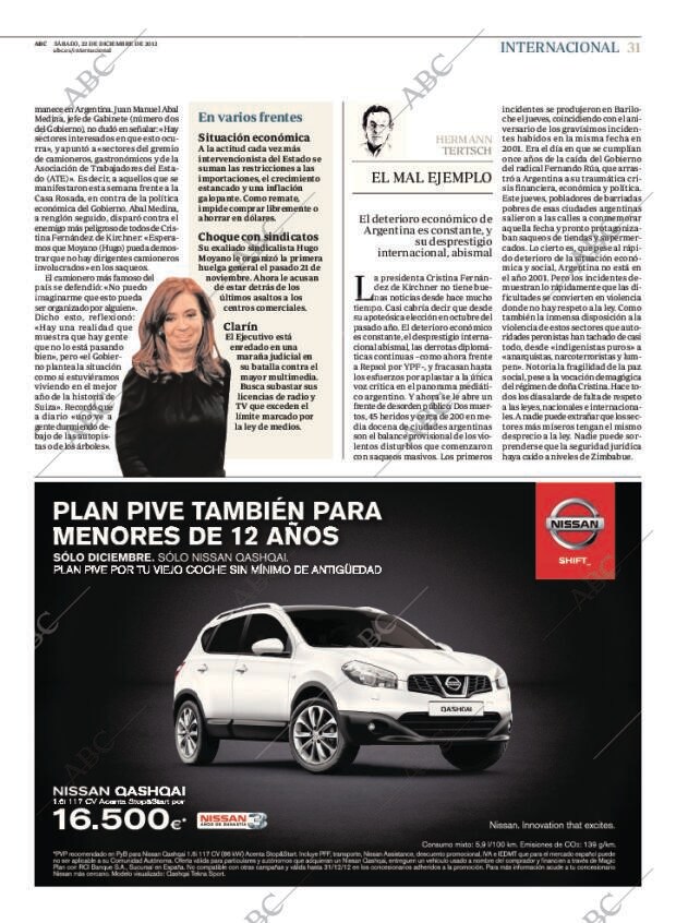 ABC MADRID 22-12-2012 página 31