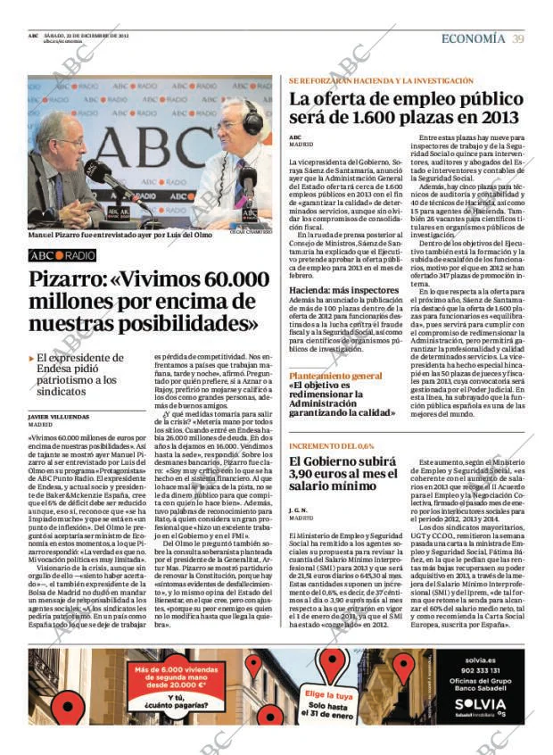 ABC MADRID 22-12-2012 página 39