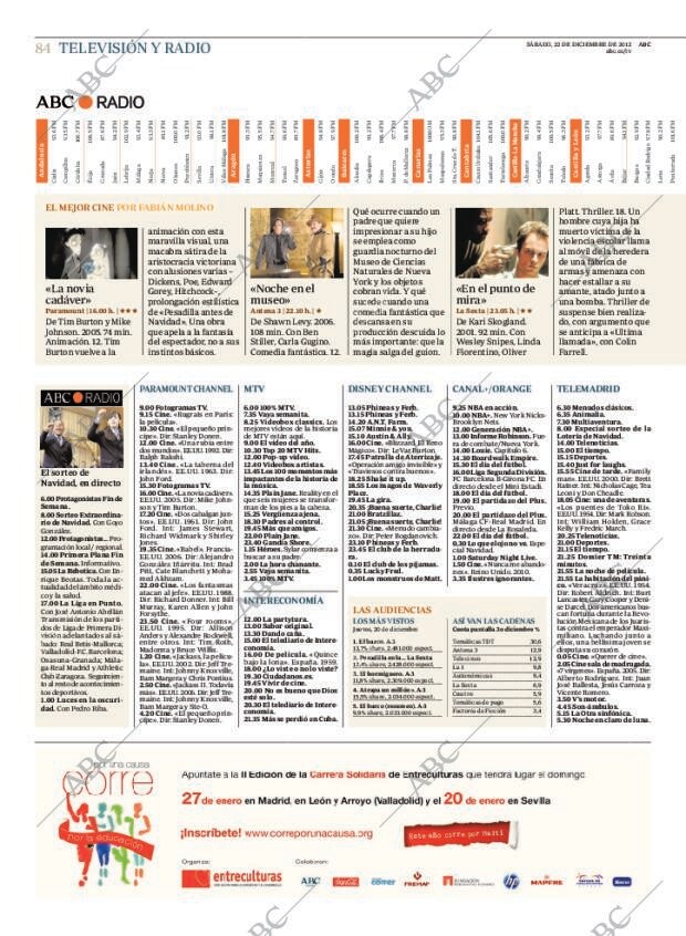 ABC MADRID 22-12-2012 página 84